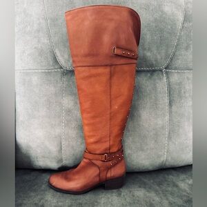 Vince Camuto “Bestant” Over the Knee, Wide Calf Riding Boots. Leather! SZ 9.5